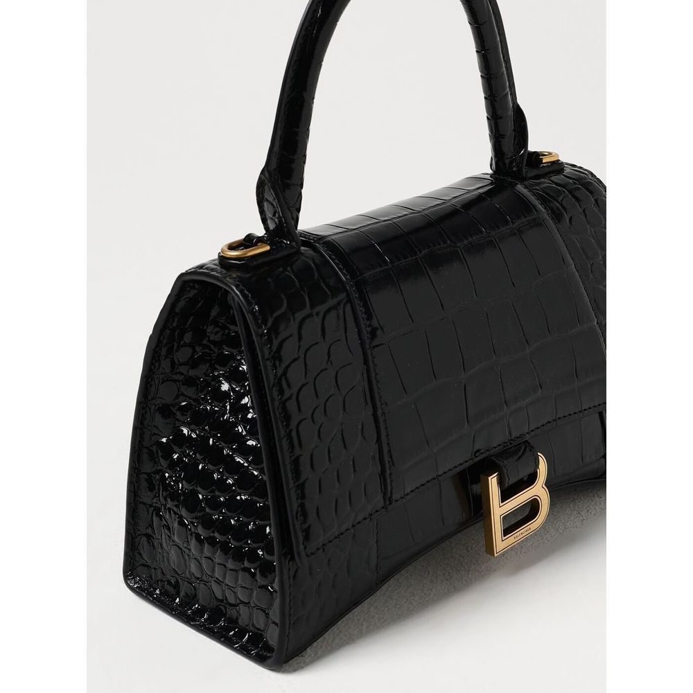 Balenciaga Hourglass Leather Black - Picture 4 of 5